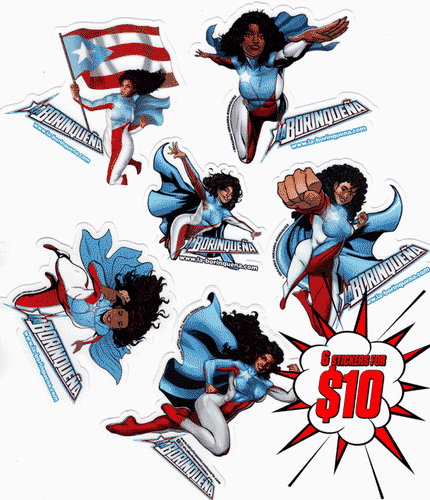 La Borinqueña 6 Sticker Bundle